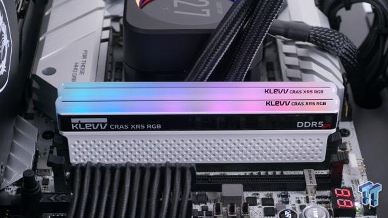 KLEVV CRAS XR5 RGB DDR5-6200 32GB Dual-Channel Memory Kit Review