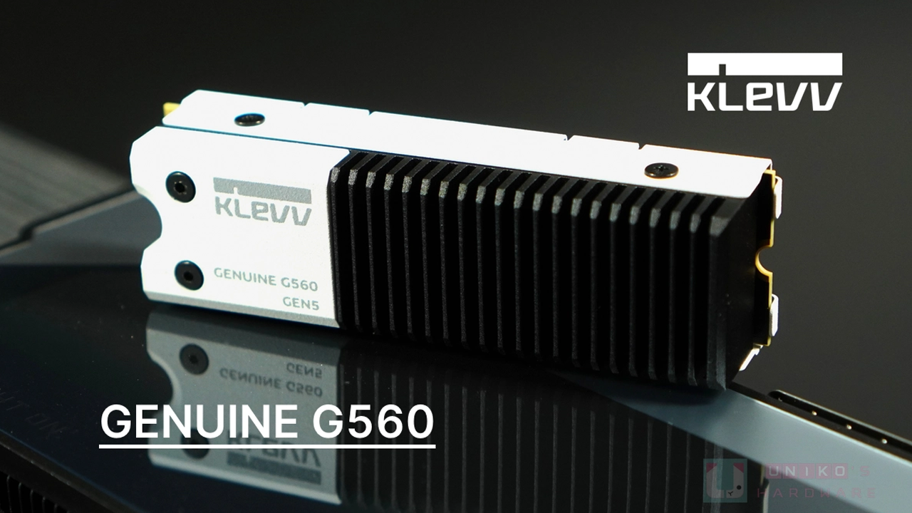 KLEVV GENUINE G560 M.2 NVMe PCIe Gen5x4 SSD 開箱評測