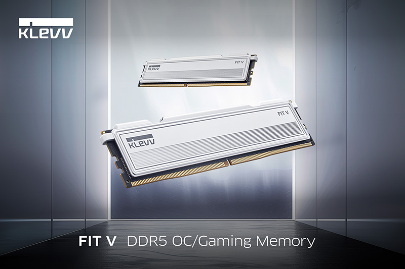 KLEVV, 완전히 새로워진 FIT V DDR5 게이밍 메모리 출시