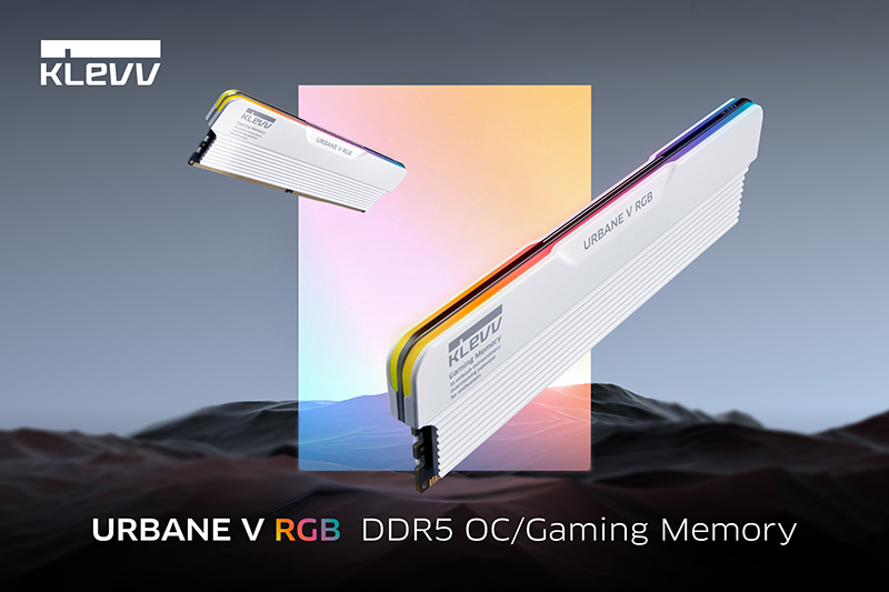 科賦推出全新 URBANE V RGB DDR5 遊戲/超頻記憶體